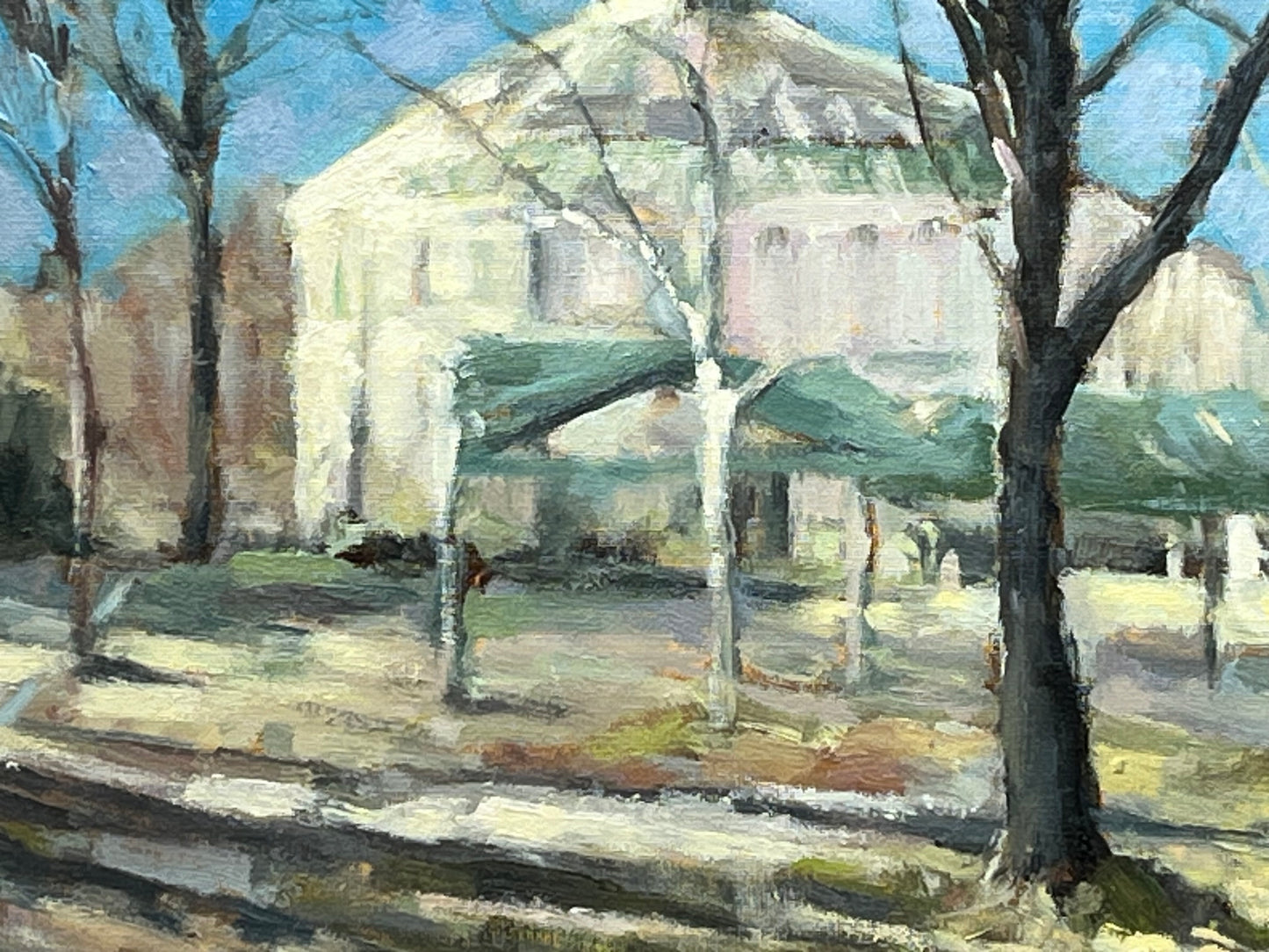 Theatre du Rond-Point, Paris in Winter Light