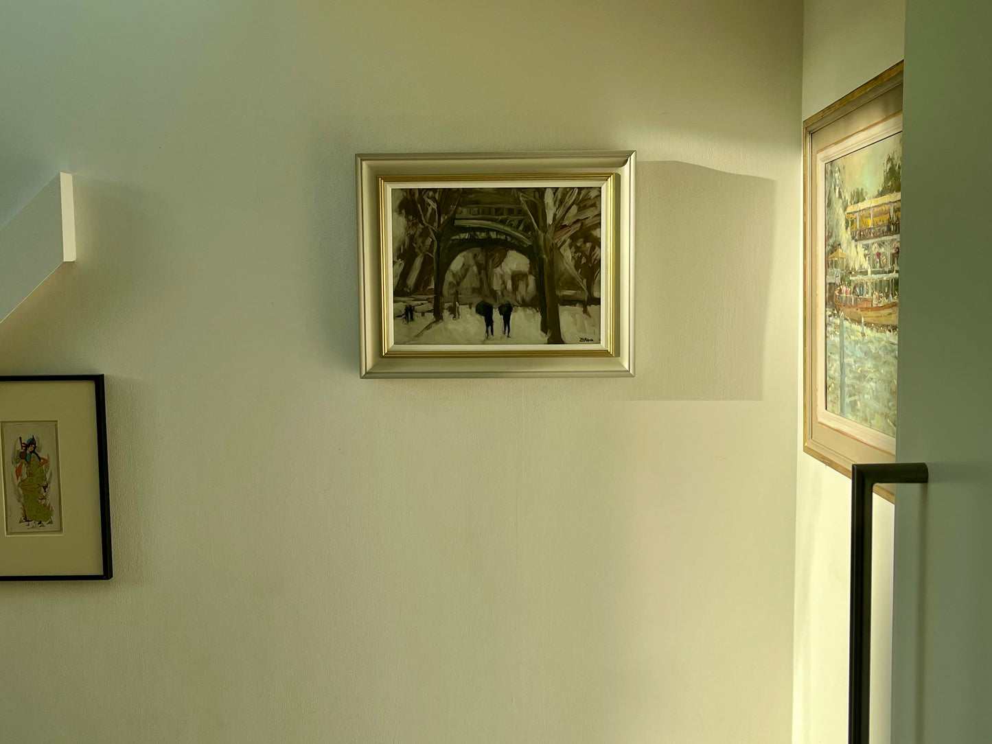 Winter at the Eiffel Tower