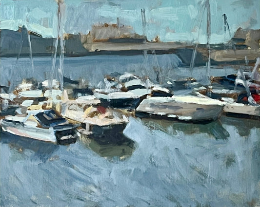 Boats at Falmouth Harbour