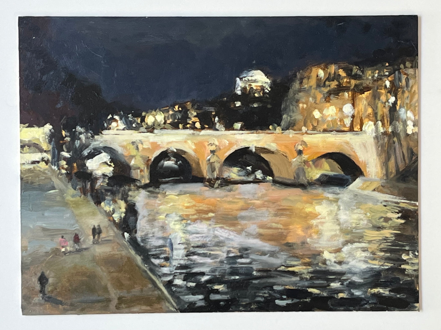 Winter Evening Light on the Seine
