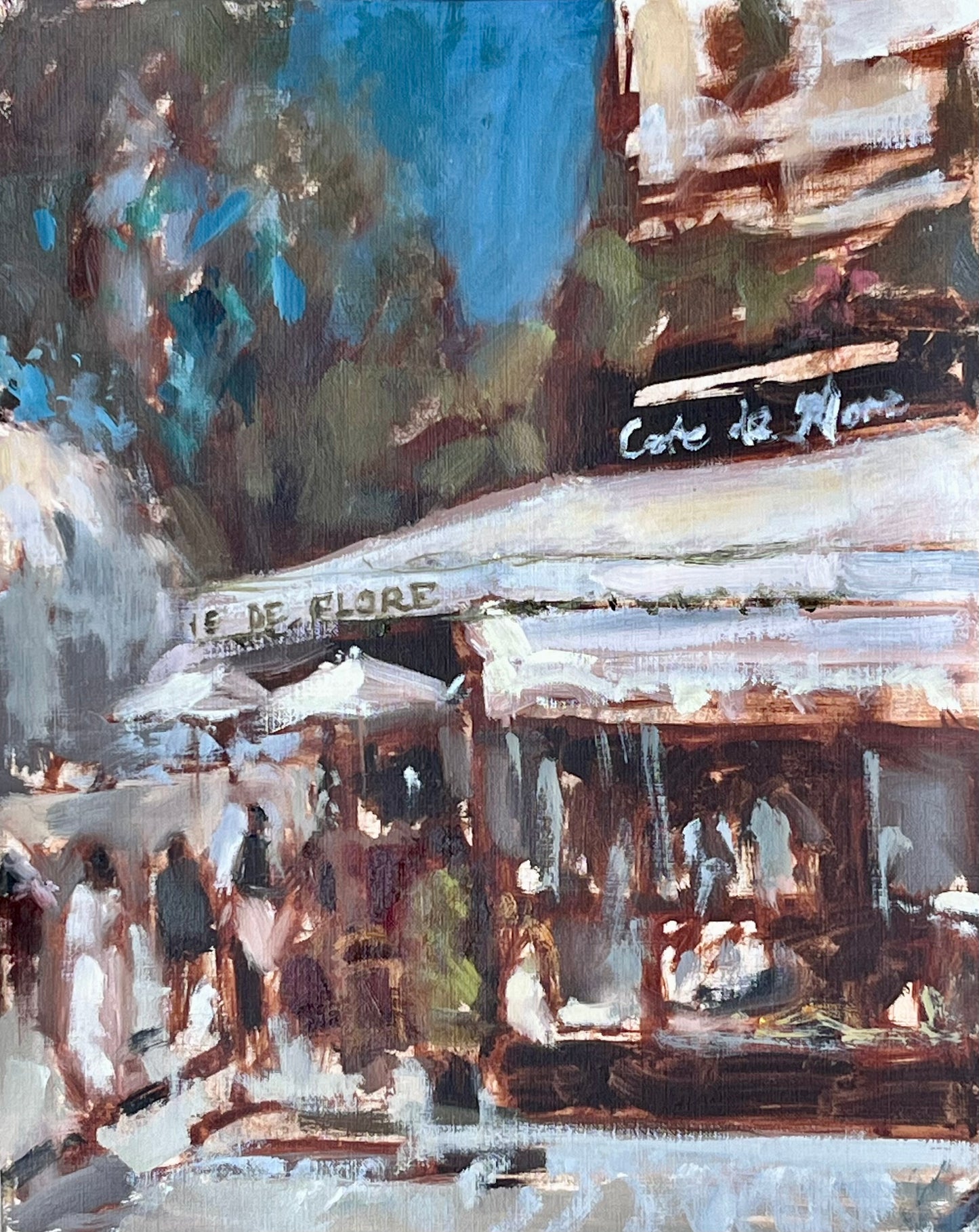 Summer at Cafe de Flore, Paris