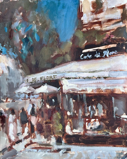 Summer at Cafe de Flore, Paris