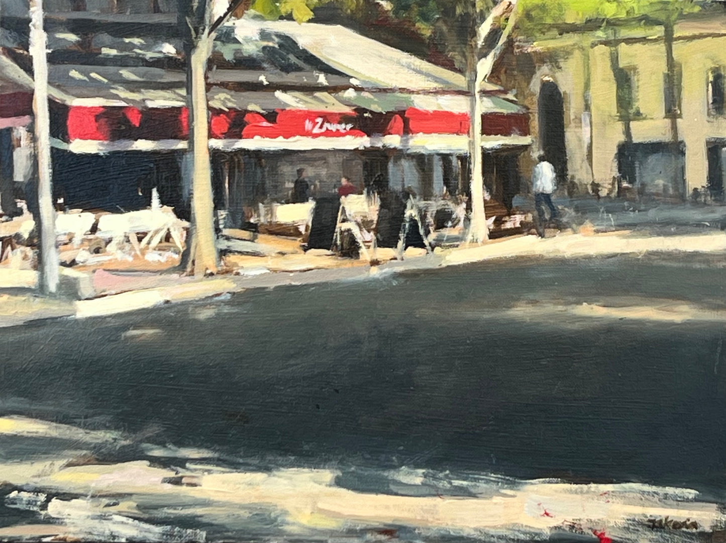 Last Summer Light at the Paris Brasserie