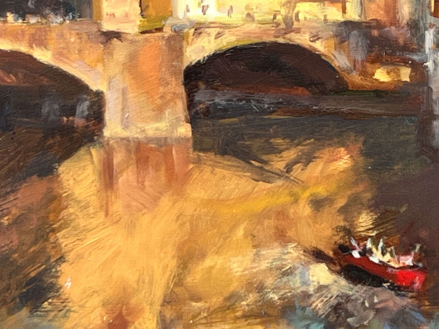 Light on Florence’s Ponte Vecchio