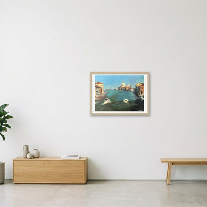 Early Light, Venice — 59×42cm, 23×17" Oak Frame