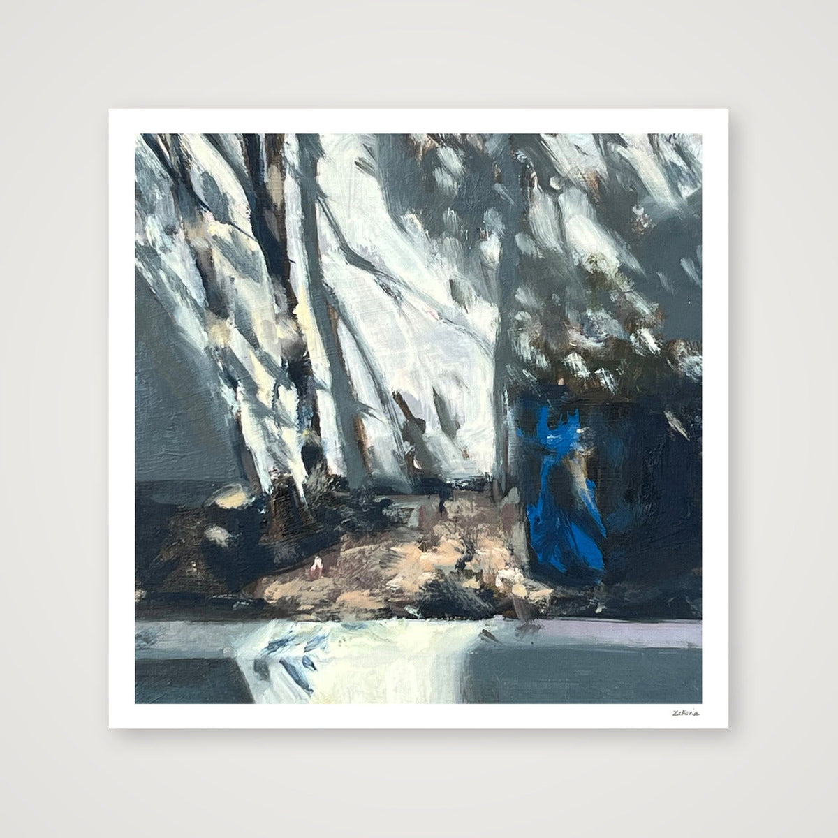 Garden Pot, Sun and Shadow — 50×50cm, 20×20" Print only