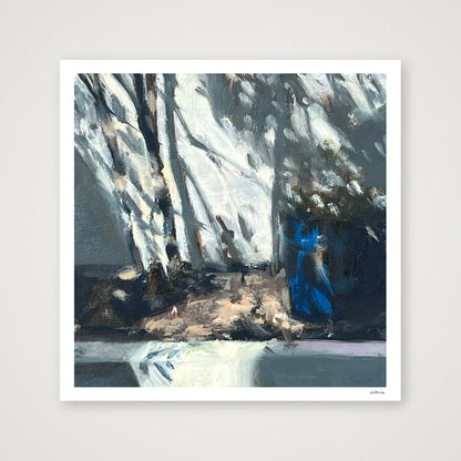 Garden Pot, Sun and Shadow — 50×50cm, 20×20" Print only