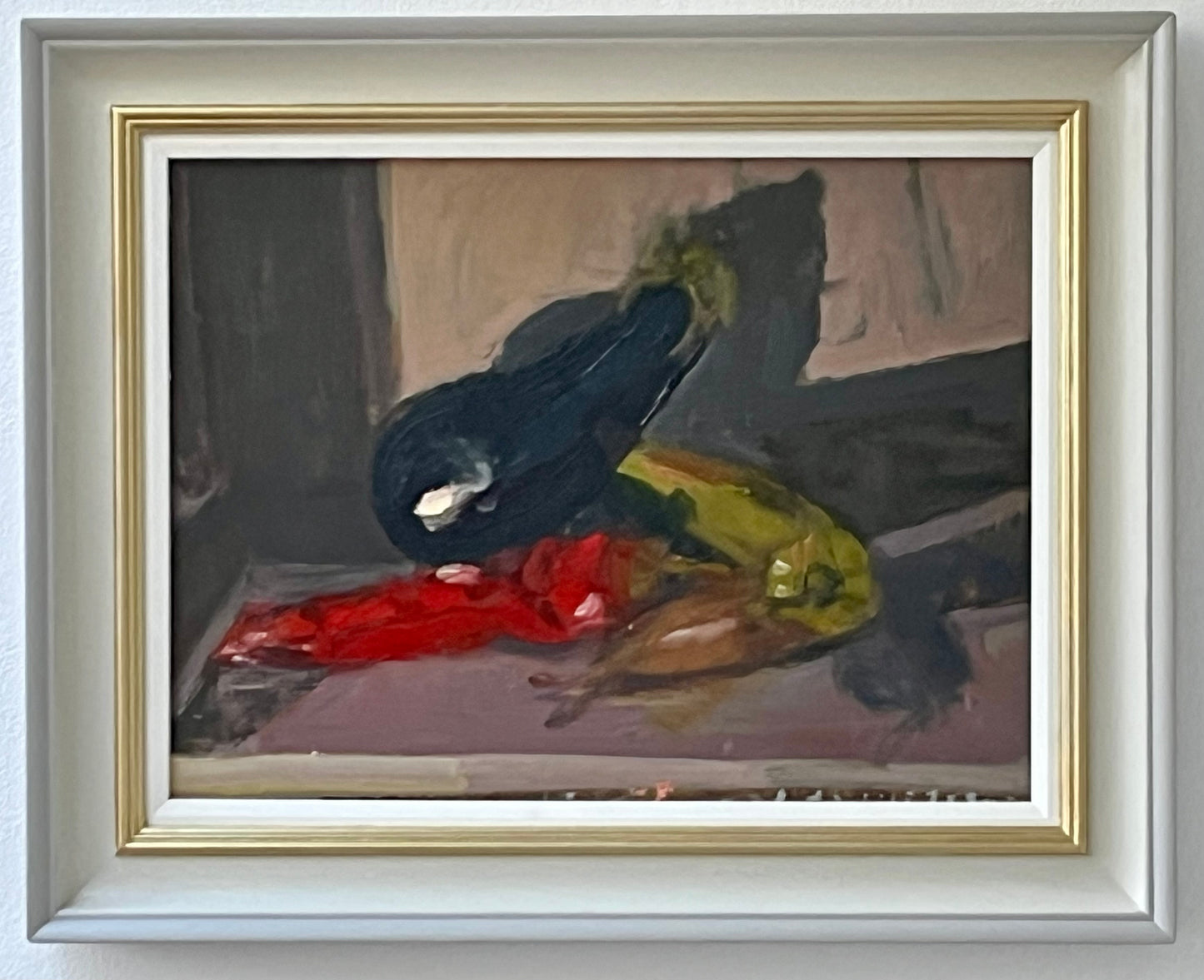 Aubergine, Peppers and Shallot