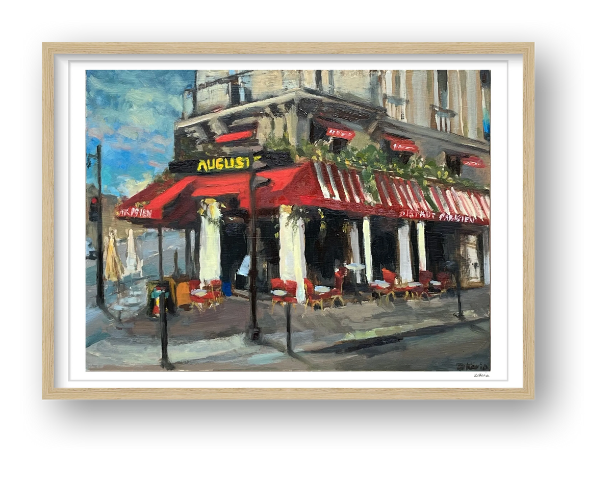 Midday, Rue de Rivoli  — framed