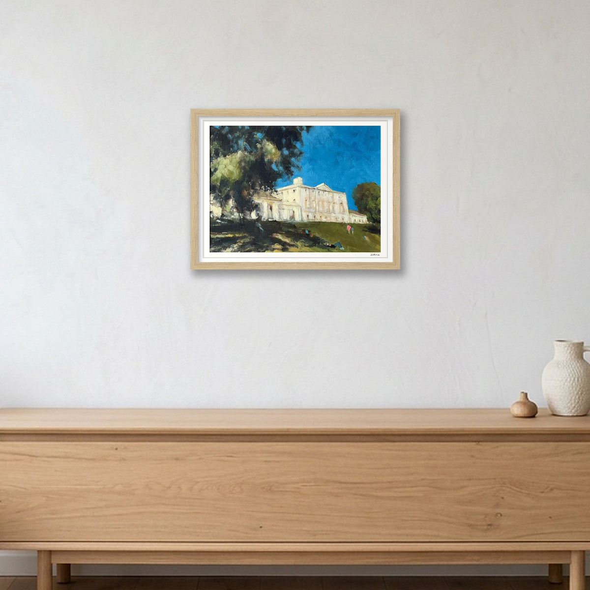 Kenwood, Summer — 40×30cm, 16×12" Oak Frame