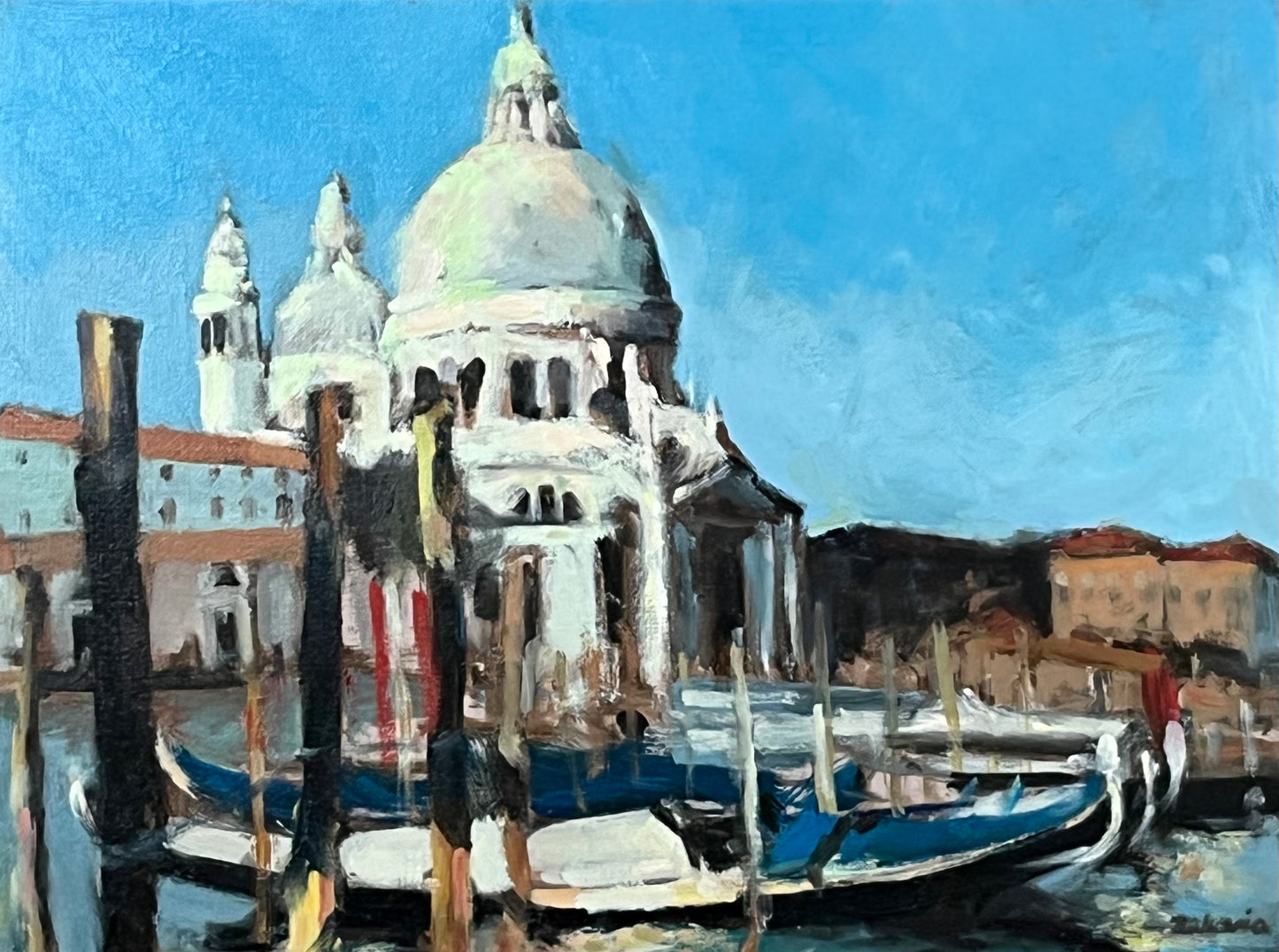 Light on the Moorings, Venice