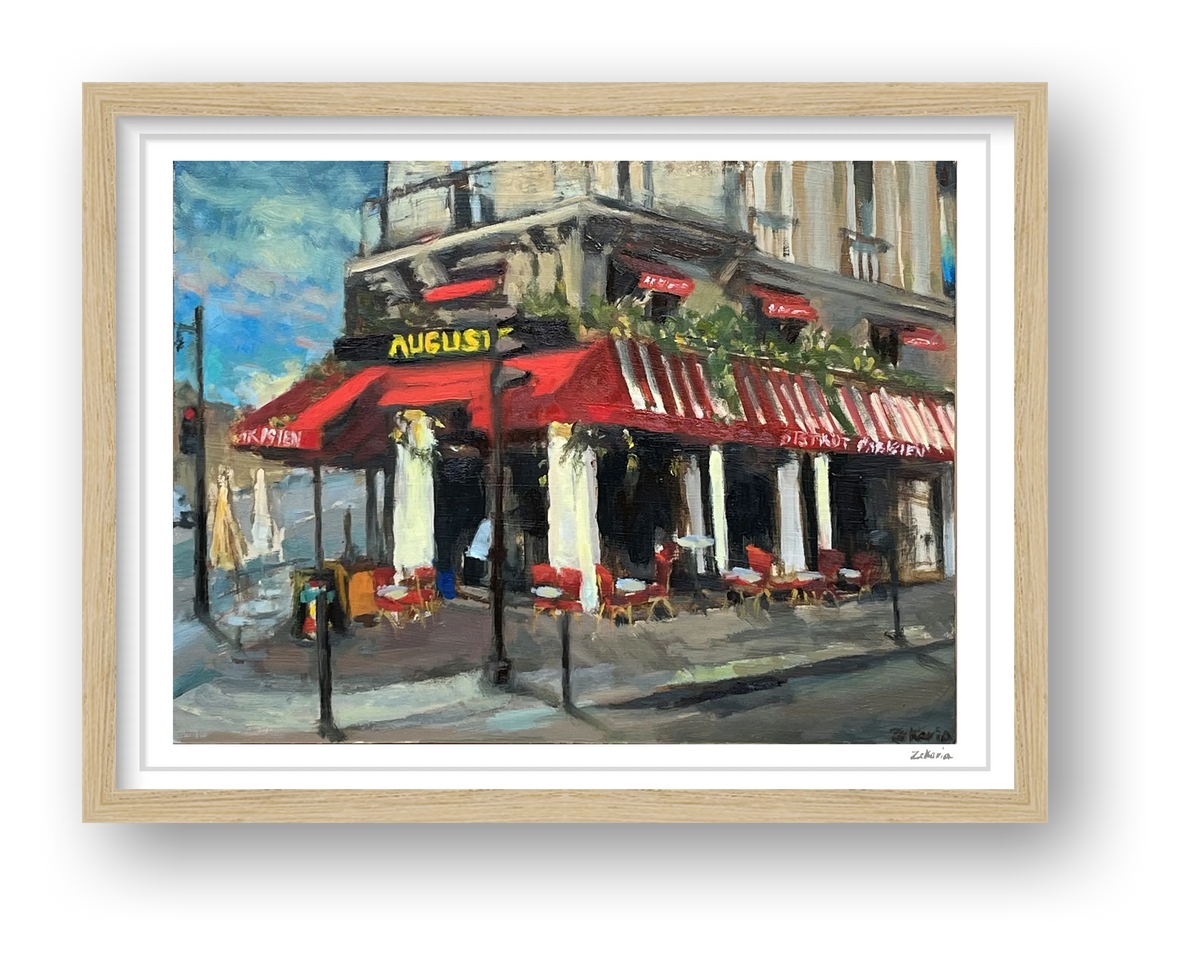 Midday, Rue de Rivoli — framed