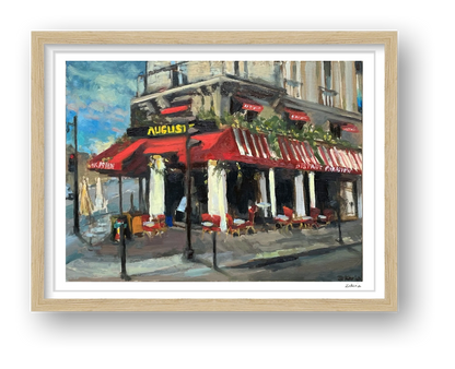 Midday, Rue de Rivoli — framed