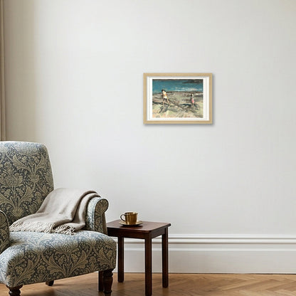 Find Seashells with Me — A4 (30×21cm, 12×8") Oak Frame