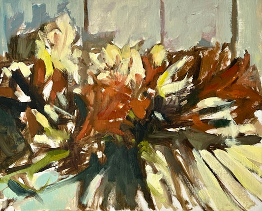 Dahlias in Sunlight