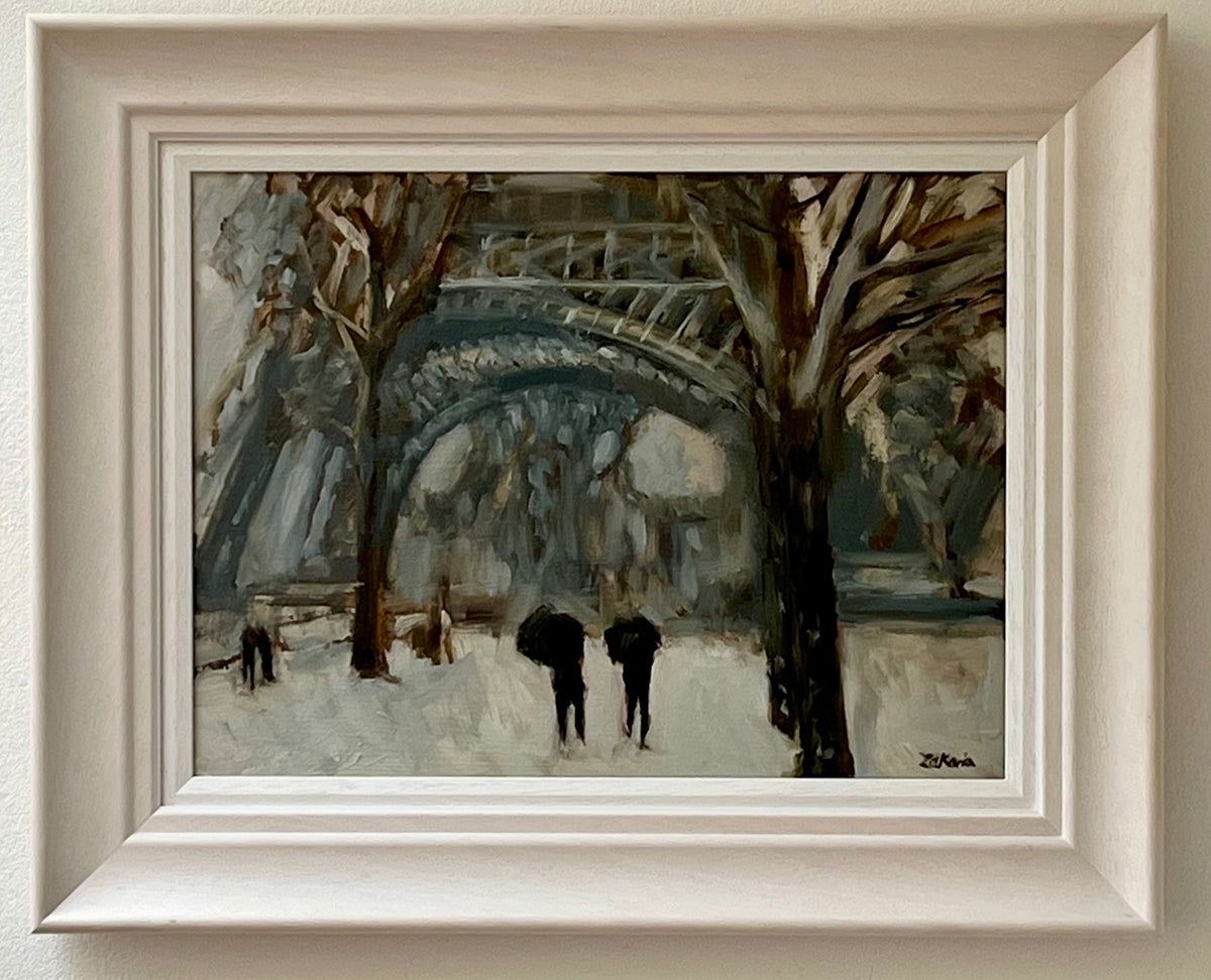 Winter at the Eiffel Tower