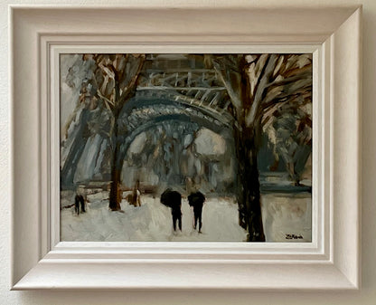 Winter at the Eiffel Tower