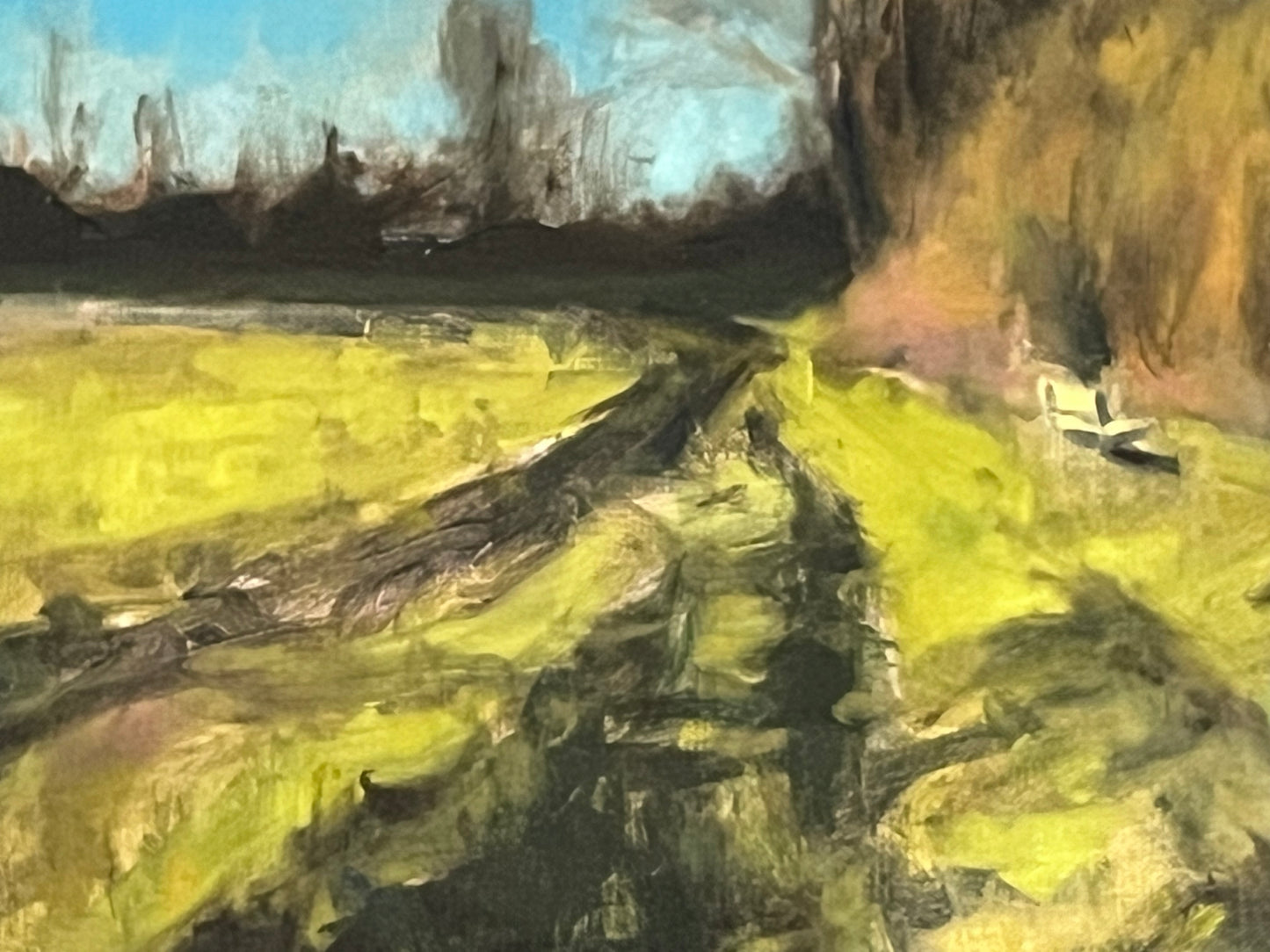 9am Winter Light on Hampstead Heath