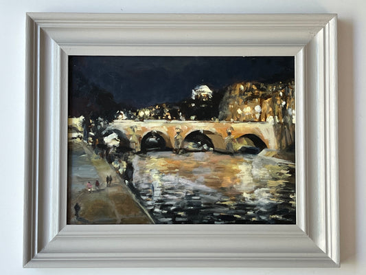 Winter Evening Light on the Seine