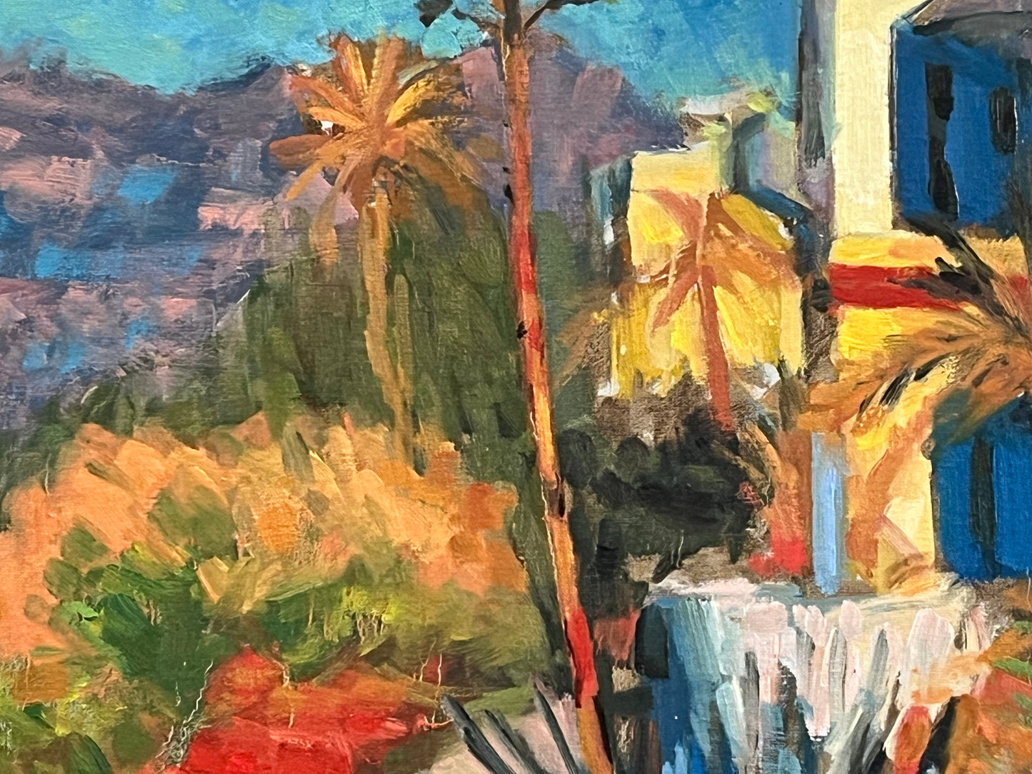 Villas at Bordighera, after Monet