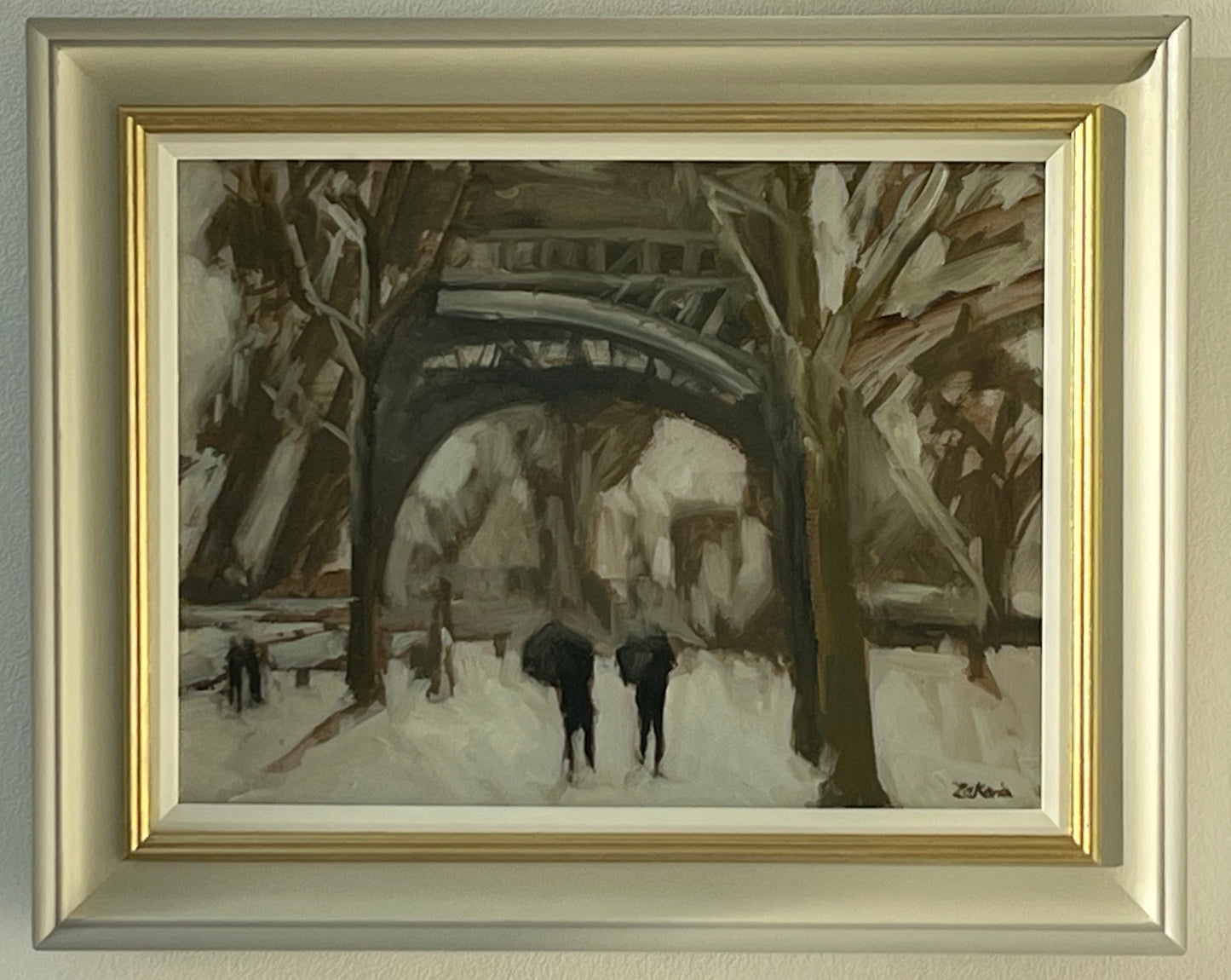 Winter at the Eiffel Tower