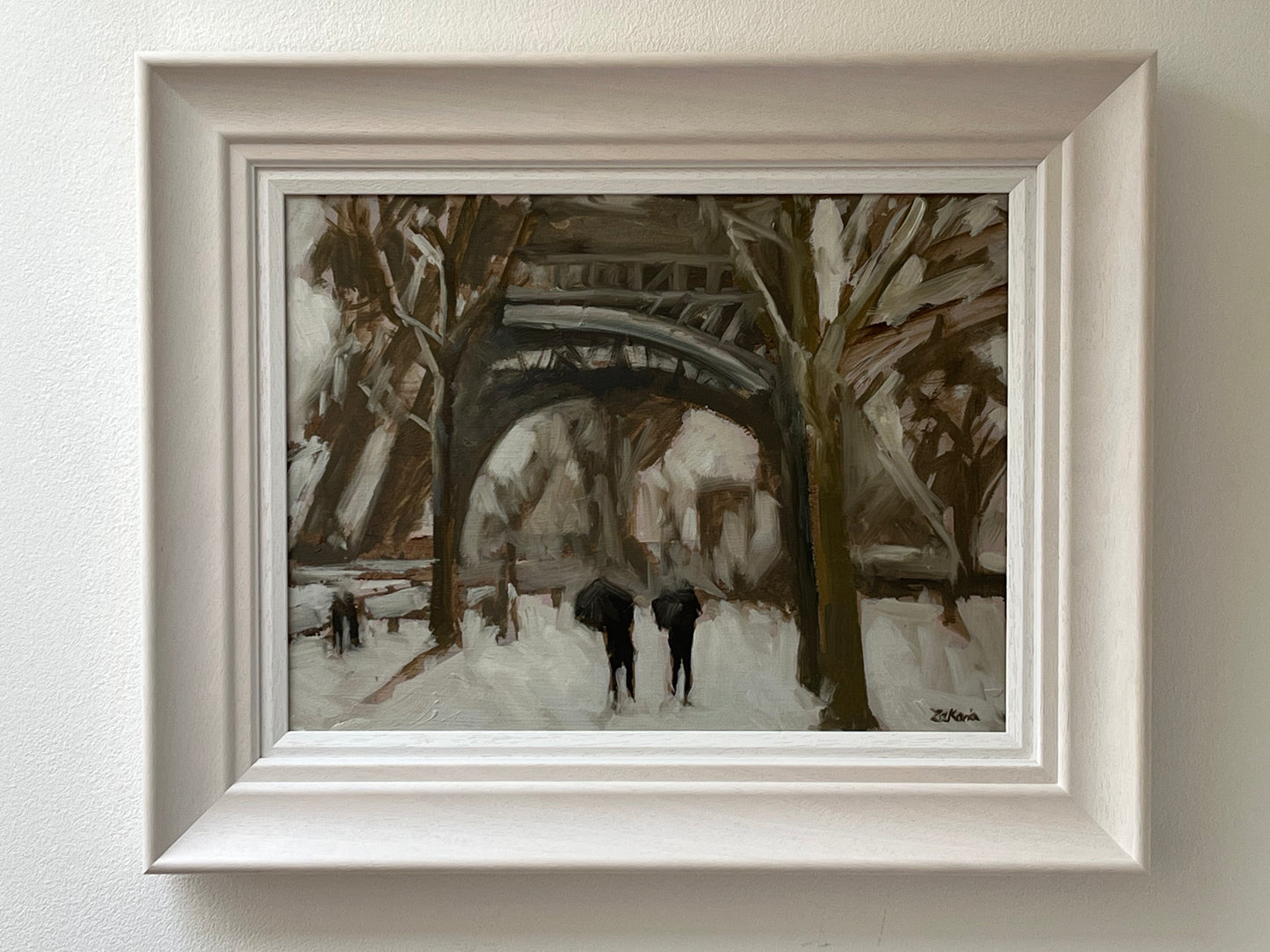 Winter at the Eiffel Tower