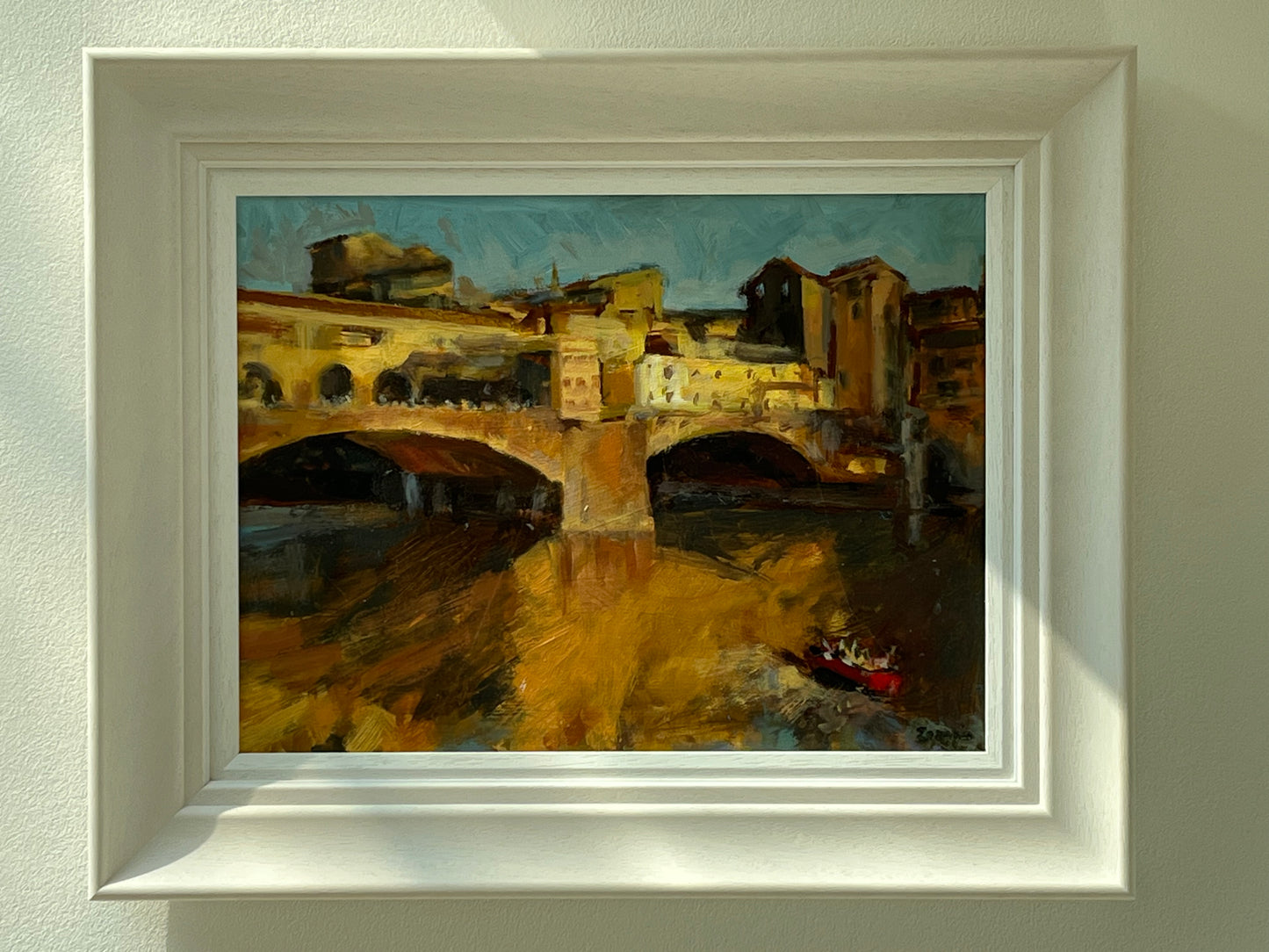 Light on Florence's Ponte Vecchio