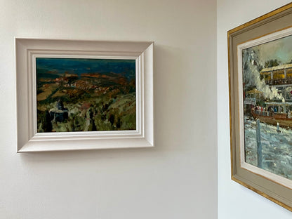 From a Hilltop in Cortona, Towards Umbria