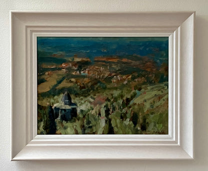 From a Hilltop in Cortona, Towards Umbria