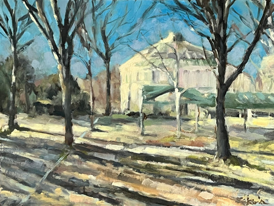 Winter Sunlight at the Theatre du Rond-Point