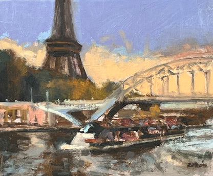 Boat Trip on the Seine in Summer