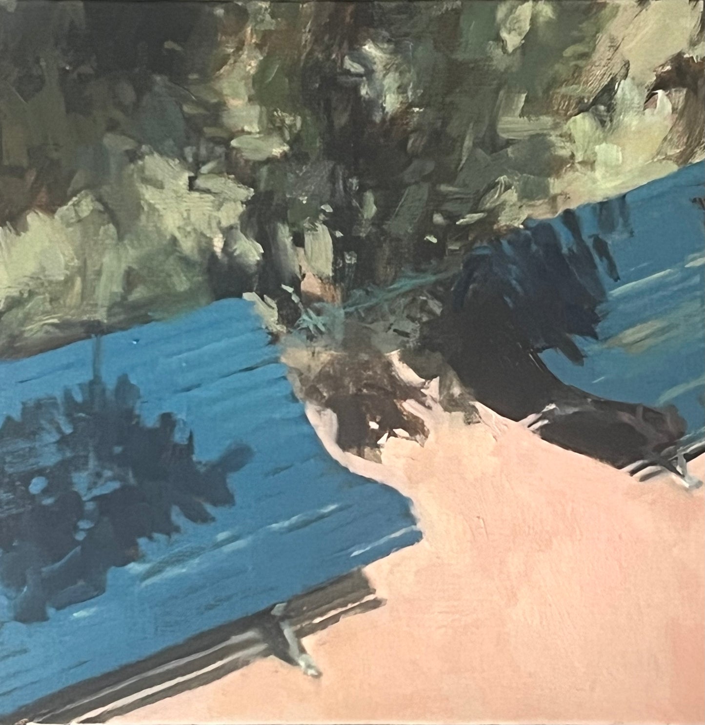 Blue Benches, Paris