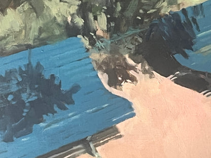 Blue Benches, Paris