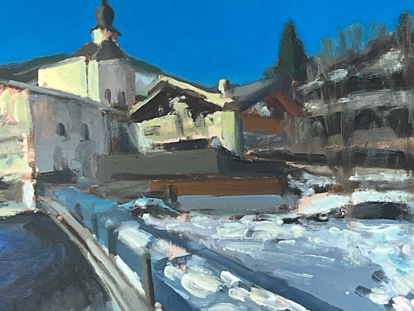 Winter Morning Light, Saalbach