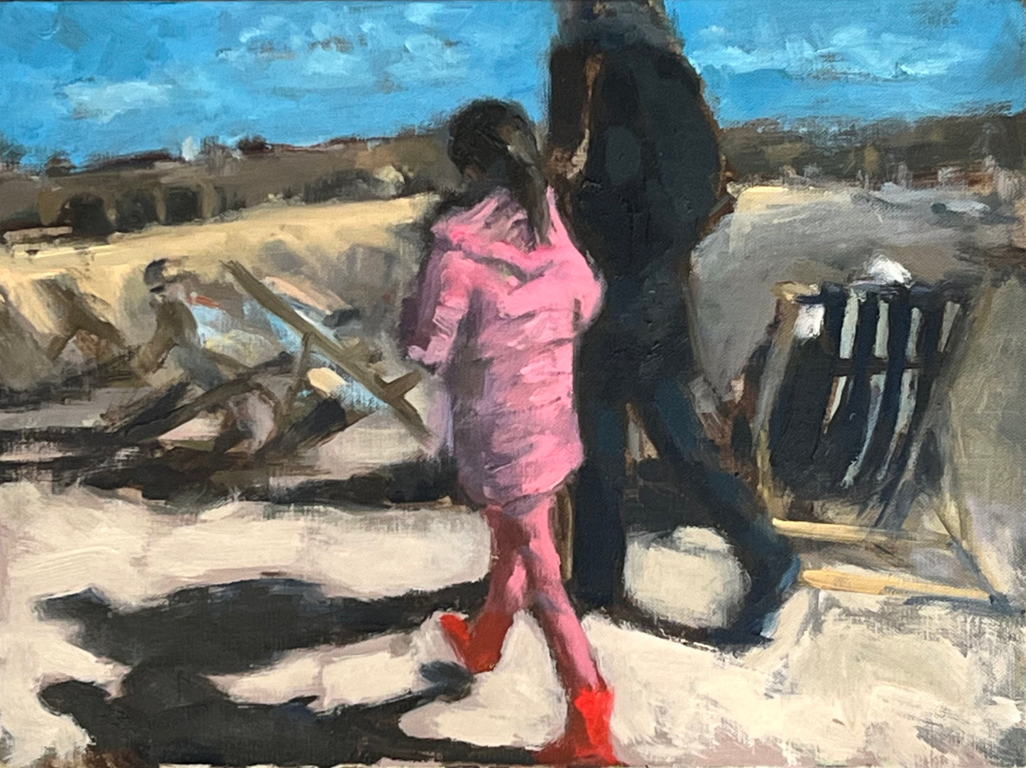 Heading to Harbour Beach, St Ives