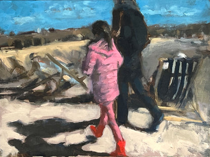 Heading to Harbour Beach, St Ives