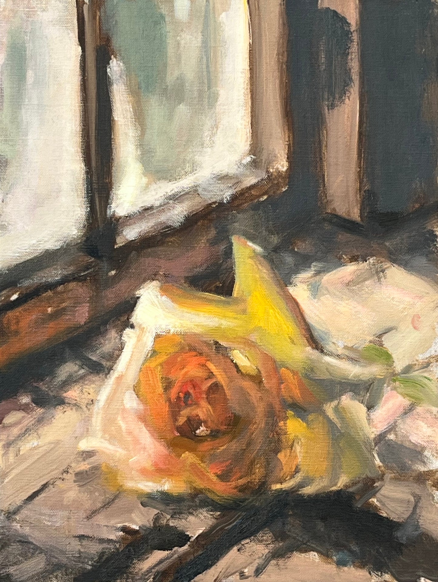 Yellow Rose, Window Light