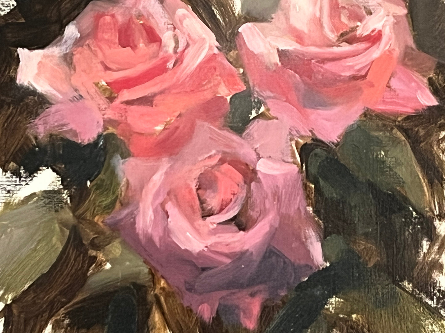 Pink Roses Study