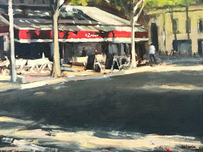 Last Summer Light at the Paris Brasserie