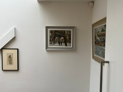 Winter at the Eiffel Tower