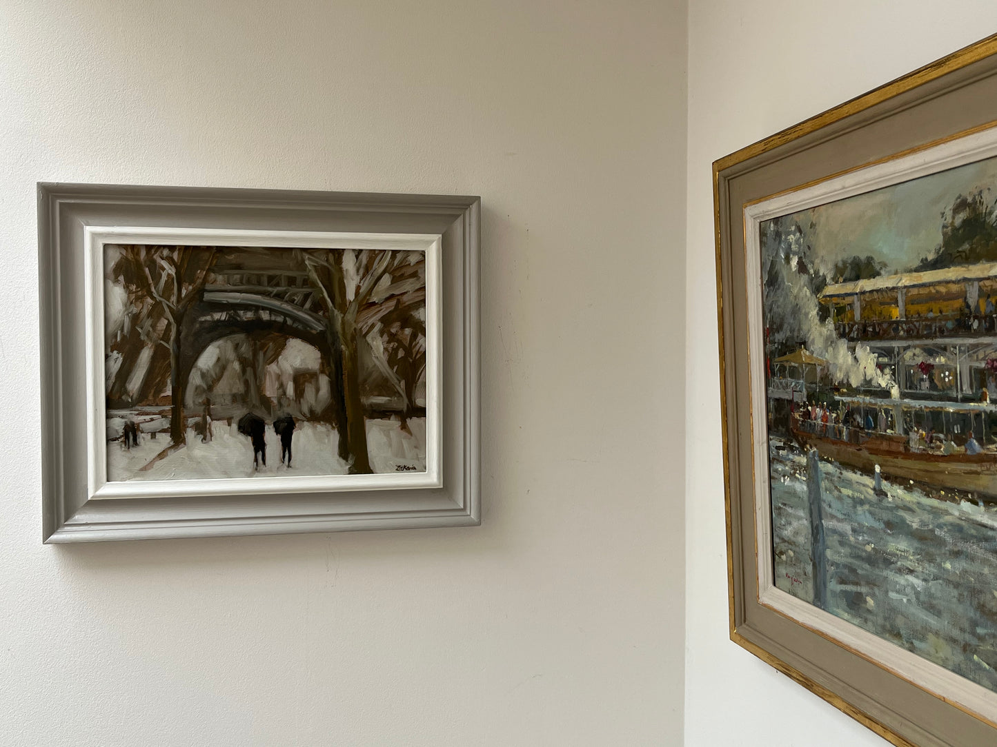 Winter at the Eiffel Tower