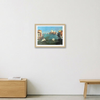Early Light, Venice — 40×30cm, 16×12" Oak Frame