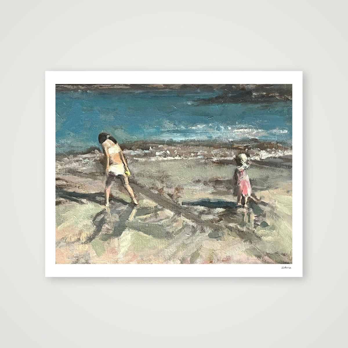 Find Seashells with Me — 50×40cm, 20×16" Print only