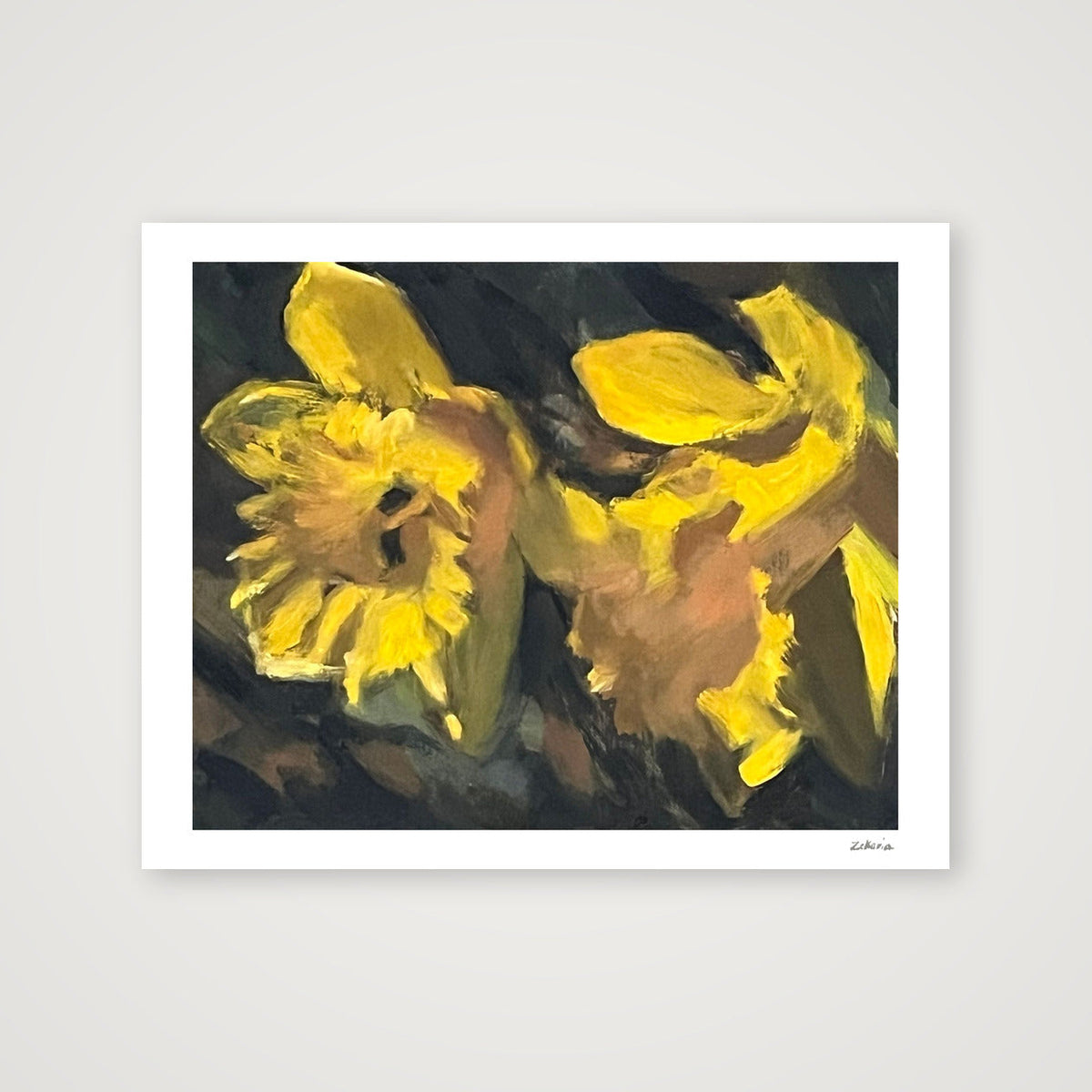 Daffodils in Sunlight — 35×28cm, 14×11" Print only