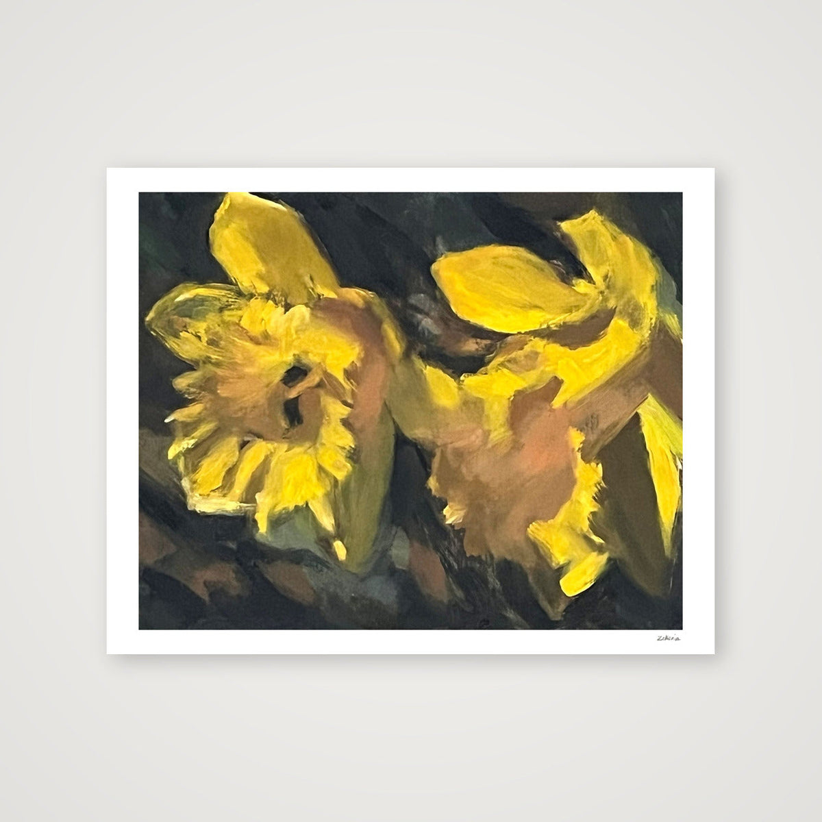 Daffodils in Sunlight — 50×40cm, 20×16" Print only