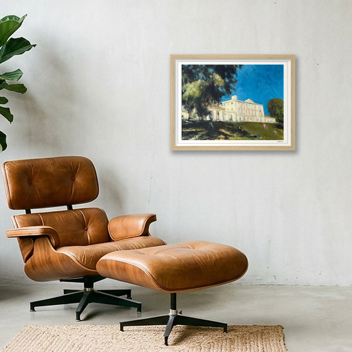 Kenwood, Summer — 40×30cm, 16×12" Oak Frame