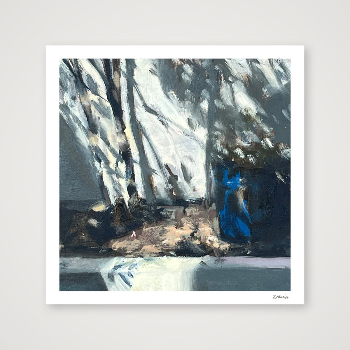 Garden Pot, Sun and Shadow — 30×30cm, 12×12" Print only
