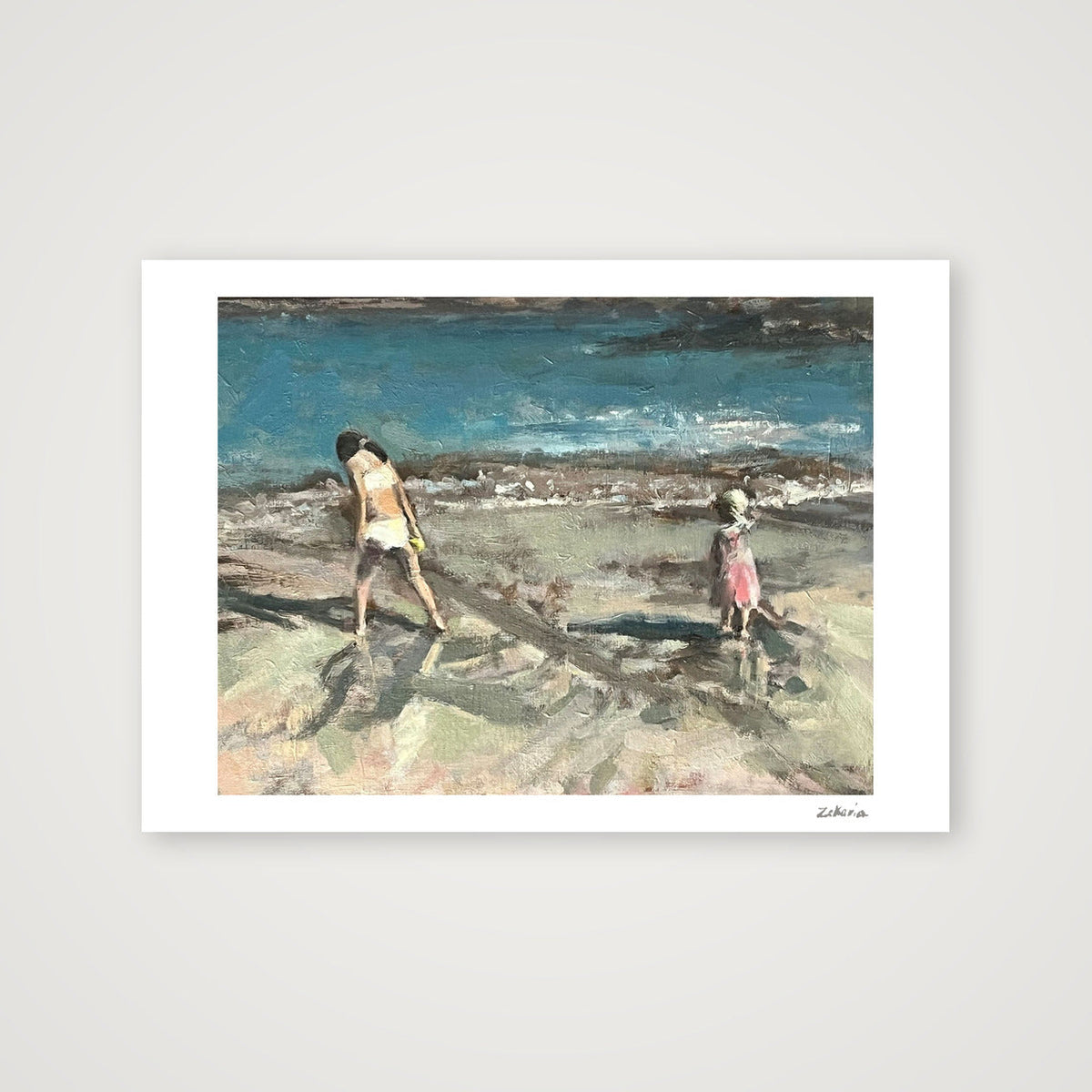 Find Seashells with Me — A4 (30×21cm, 12×8") Print only