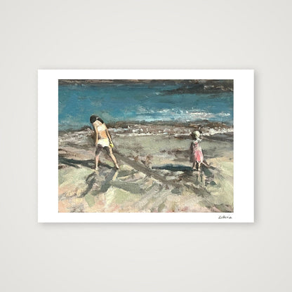 Find Seashells with Me — A4 (30×21cm, 12×8") Print only
